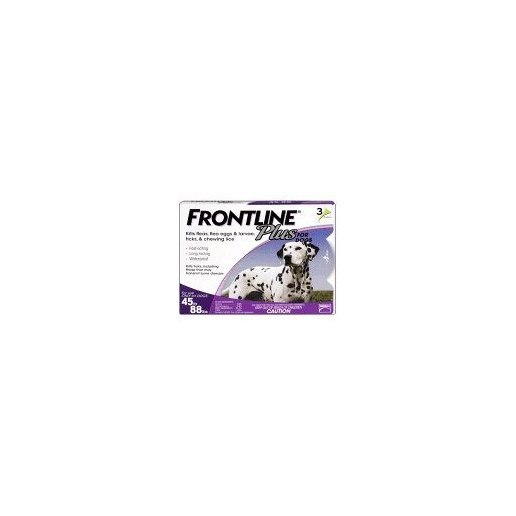 Frontline Plus Flea and Tick Large Dog 45 to 88-lbs, 3 Pack