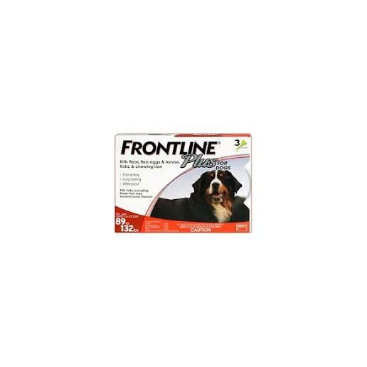 Large Front Line Frontline Plus Flea and Tick Extra Large Dog 89 to 132-lbs, 3 Pack