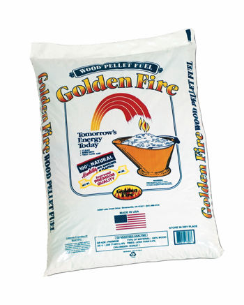 Golden Fire Wood Pellets, 40-lb Bag - Wood Pellets | Golden Fire | Coastal  Country