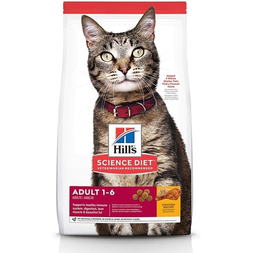 Hill's® Science Diet® Chicken Recipe Adult Dry Cat Food, 16-Lb Bag