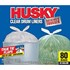 Husky 55-Gal Clear Trash Bag, 80-Ct