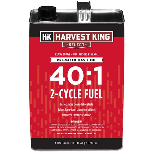 Harvest King Select 40:1 Pre-Mixed 2-Cycle Fuel, 1-Gal