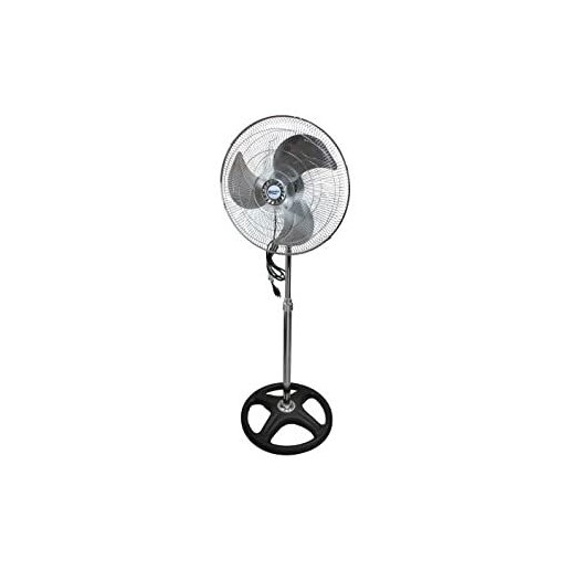 3-Speed High Velocity Industrial Oscillating Pedestal Fan, 18-In