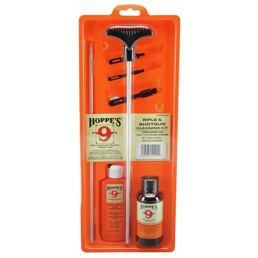 Rifle & Shotgun Cleaning Kit with Aluminum Rod