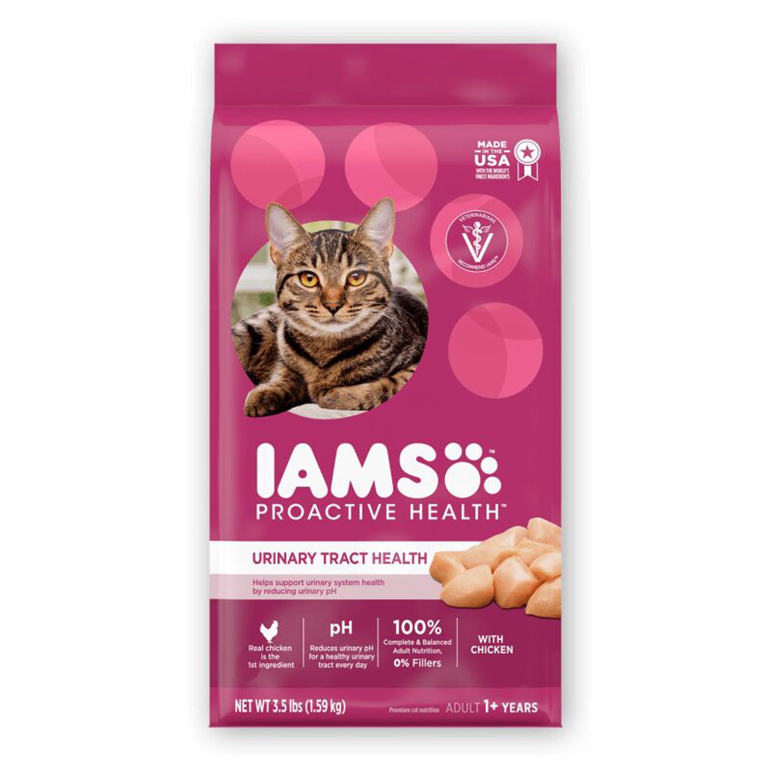 IAMS Proactive Health Urinary Tract Health with Chicken Dry Cat Food 16 Lb Cat Food IAMS CoastalCountry