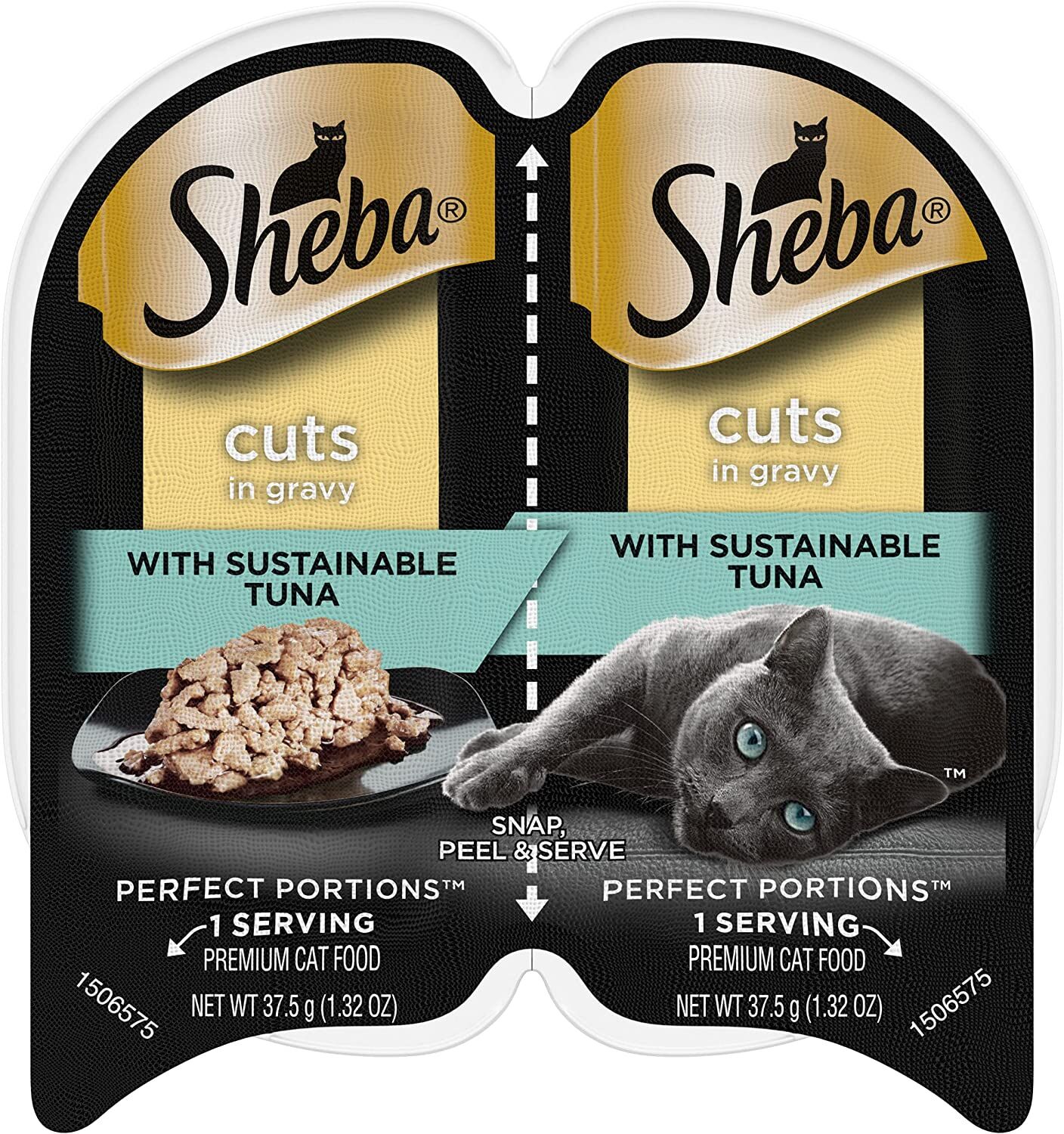 Sheba Signature Tuna Entrée Cuts in Gravy Wet Cat Food, 2.6-Oz