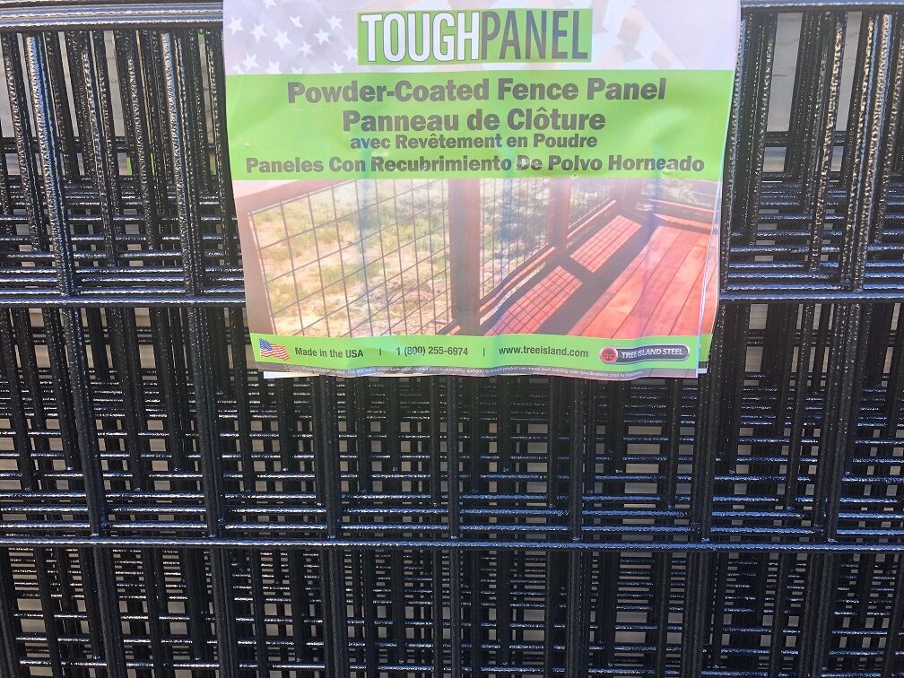 5-Ft x 8-Ft ToughPanel Steel Powder Coated Horse Panel in Black