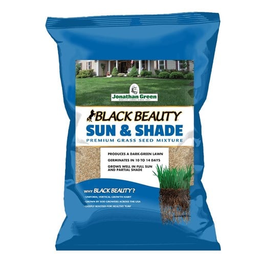 Jonathan Green Black Beauty Sun & Shade Premium Grass Seed Mixture, 3-Lb