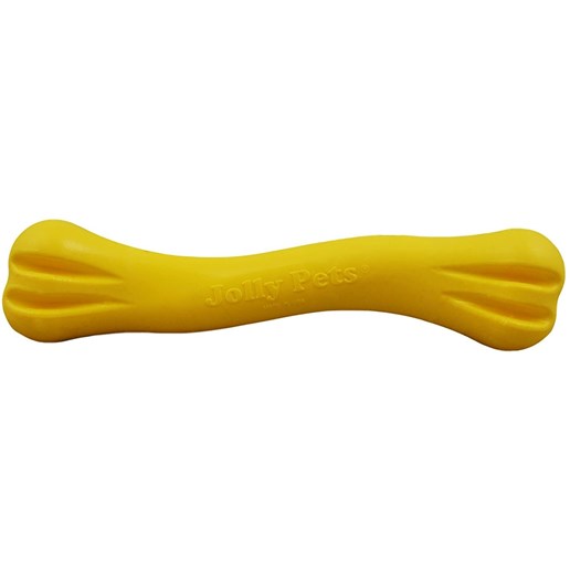 Flex-n-Chew Bone Dog Toy in Yellow, Small
