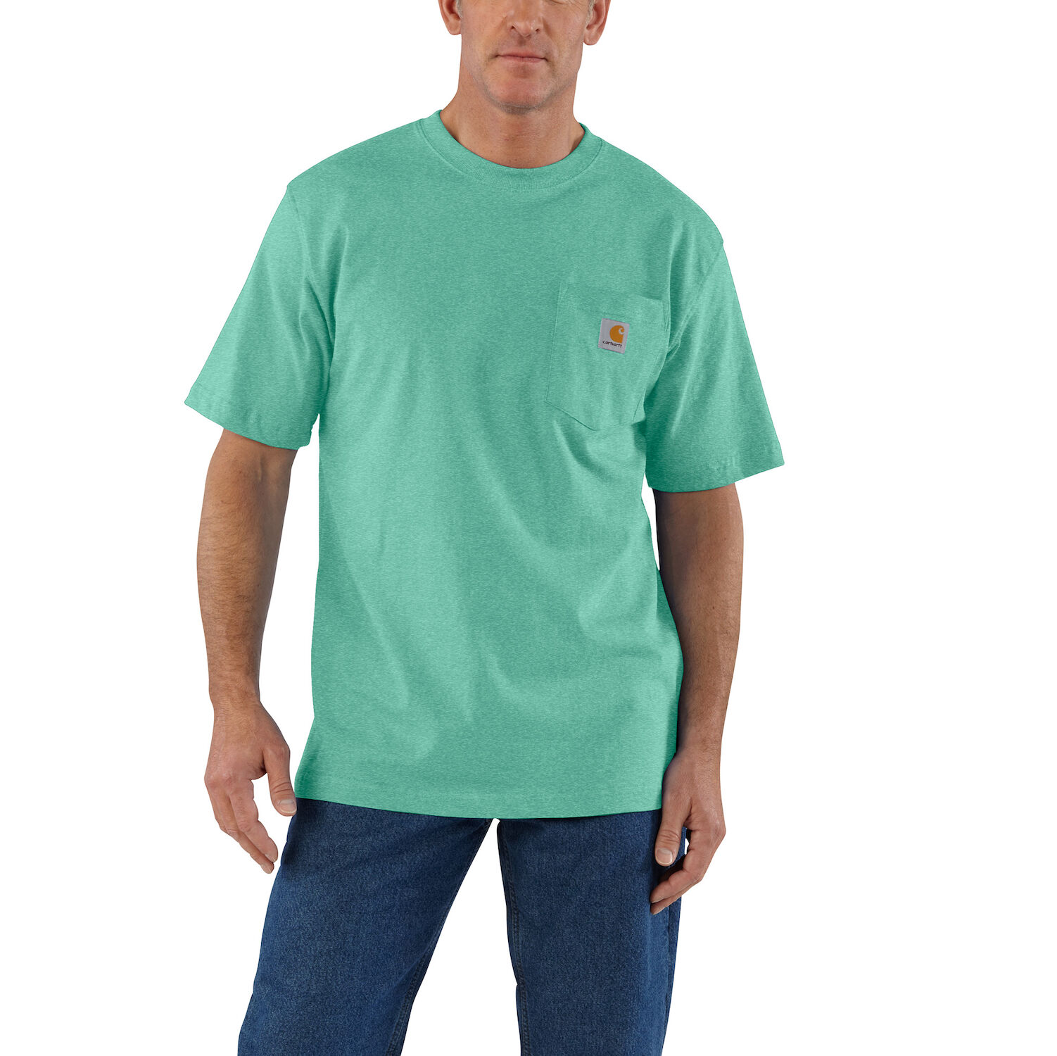 Carhartt Men's Loose Fit Heavyweight Short Sleeve Pocket T-Shirt