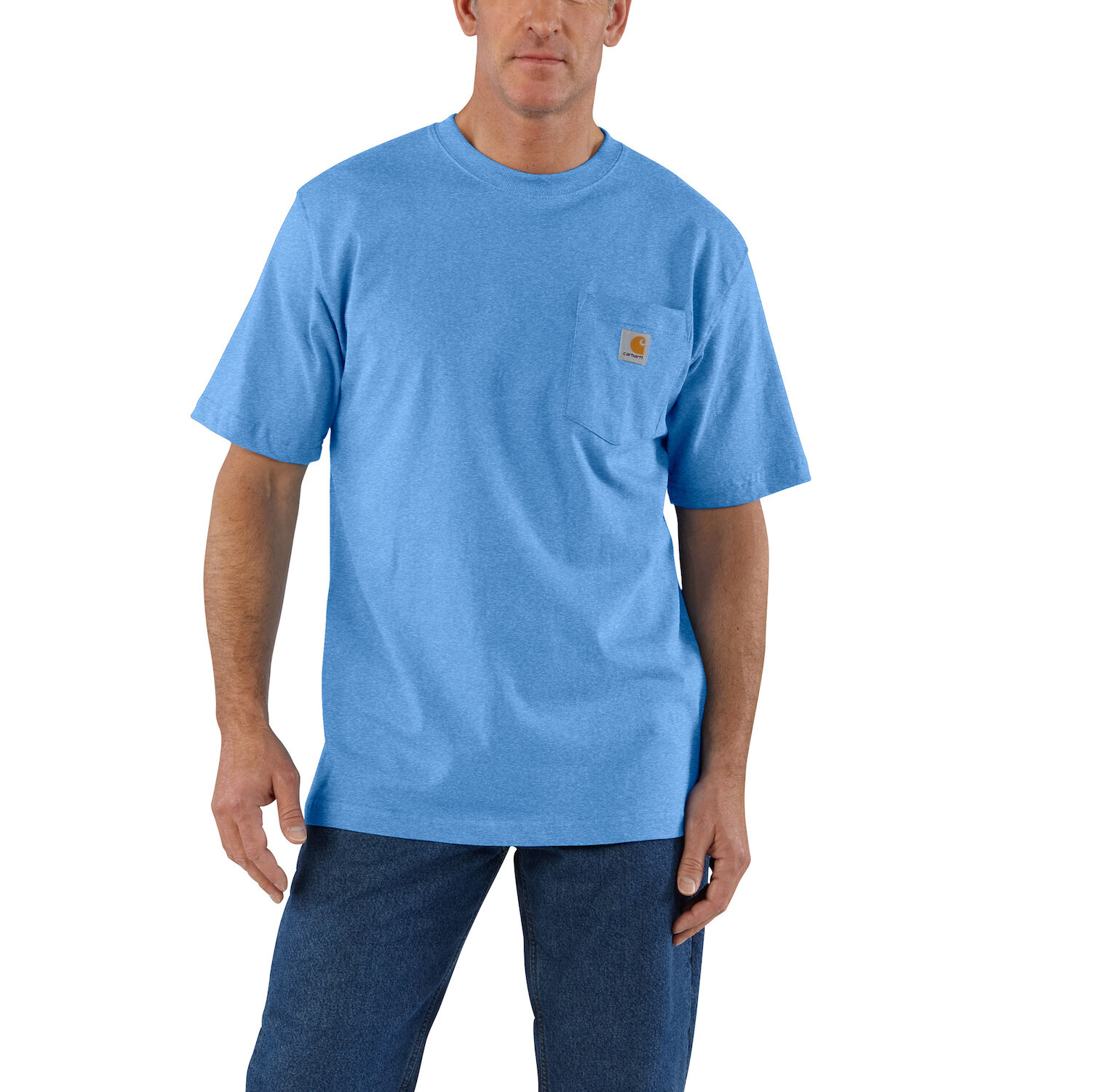 Carhartt Men's Loose Fit Heavyweight Short Sleeve Pocket T-Shirt