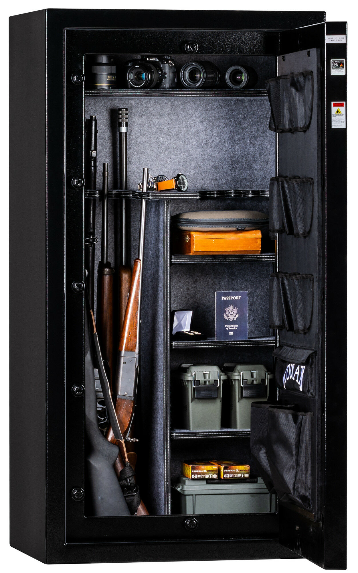 Kodiak 42 Gun Safe with Electronic Lock In Black