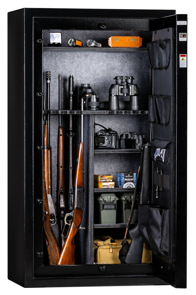 Kodiak 46 Gun Security System with UL® Listed Electronic Lock in Black