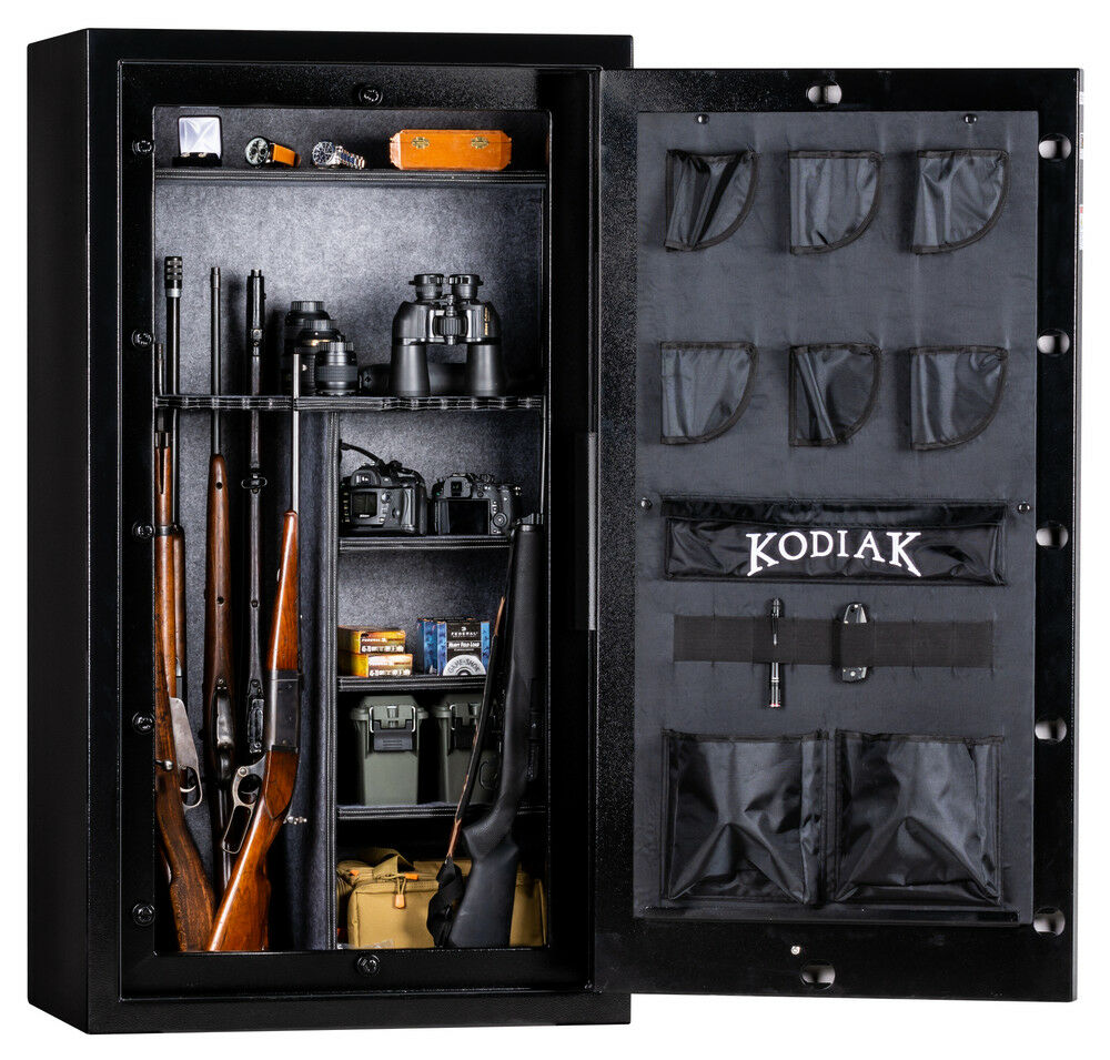 Kodiak 46 Gun Security System with UL® Listed Electronic Lock in Black
