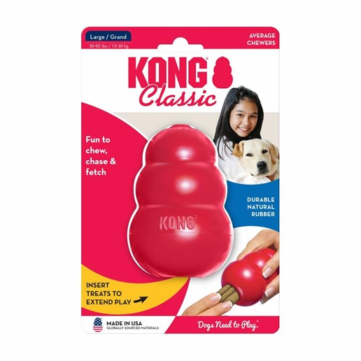 Large KONG® Classic Red Dog Toy