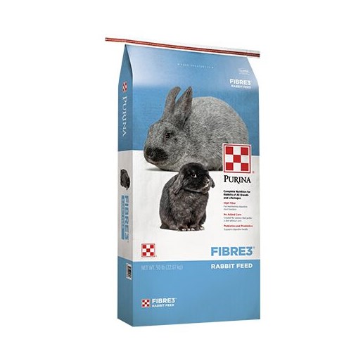 Purina Fibre3 Rabbit Pellet, 50-Lb