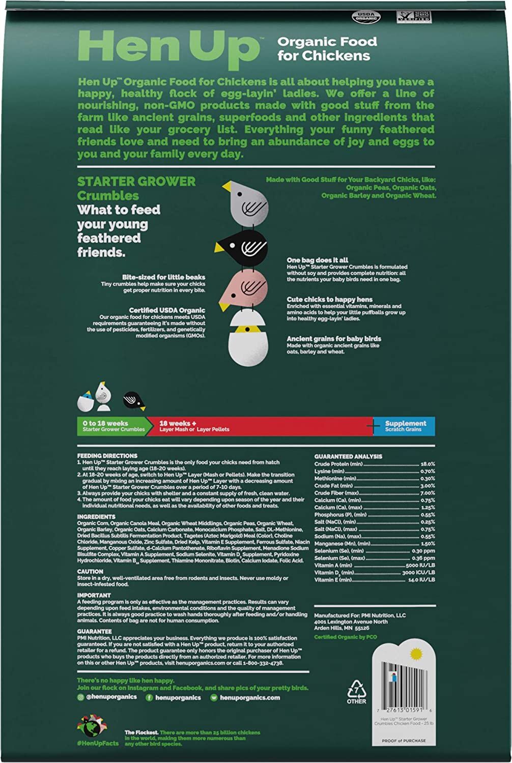 Organic Starter Crumbles, 25-Lb