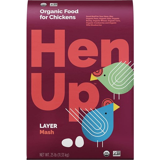Organic Layer Mash, 25-Lb Bag