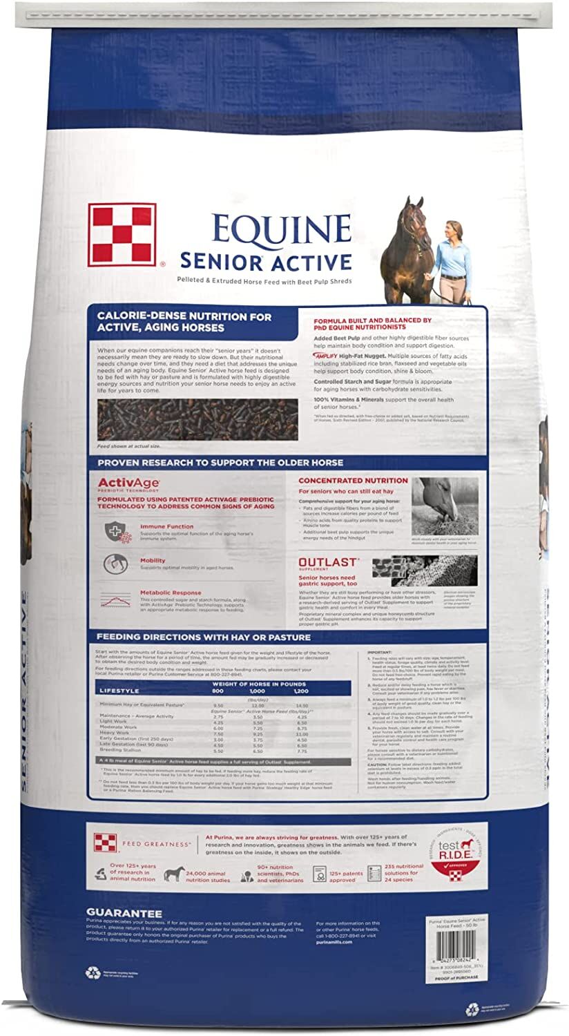 Purina Equine Senior Active, 50-Lb