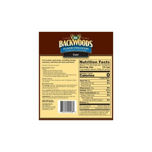 Backwoods Salt Cure, 4-Oz