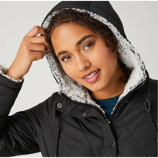Women's Stratus Lite Reversible Sherpa Jacket In Black