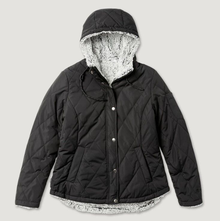 Free Country Women's Stratus Lite Reversible Sherpa Jacket