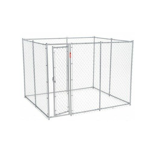 Lucky Dog Chain Link Boxed Kennel 6-Ft x 5-Ft x 10-Ft