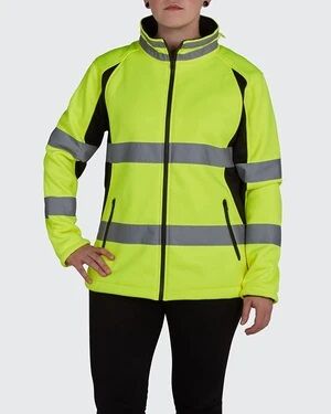 Women's High-Vis Full Zip Soft Shell Jacket