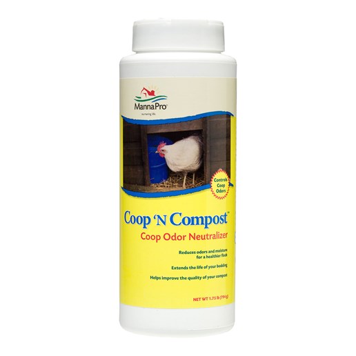 Coop N' Compost Chicken Coop Odor Neutralizer, 1.75-Lb Container