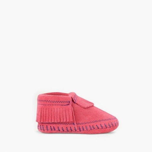 Infant's Riley Bootie in Hot Pink