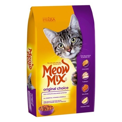 Meow Mix Original Choice Flavor, 16-lb Bag Dry Cat Food