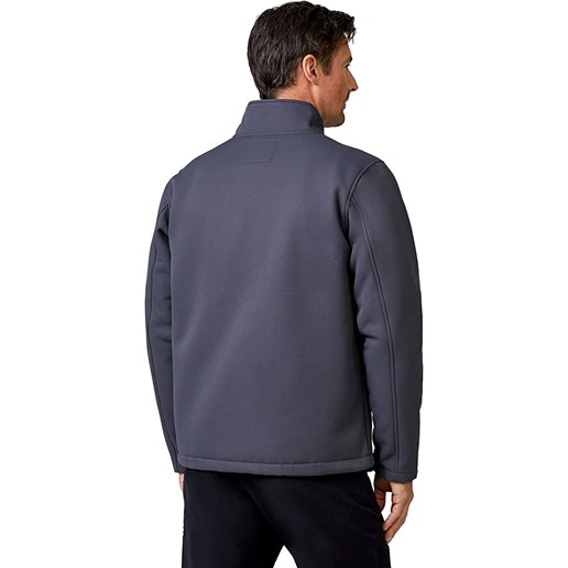 Men's Craftsman Burly Canvas Softshell Jacket In Charcoal