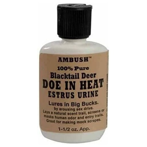 Blacktail Deer Urine Lure, Doe In Heat Estrus Urine, 1.5-Oz