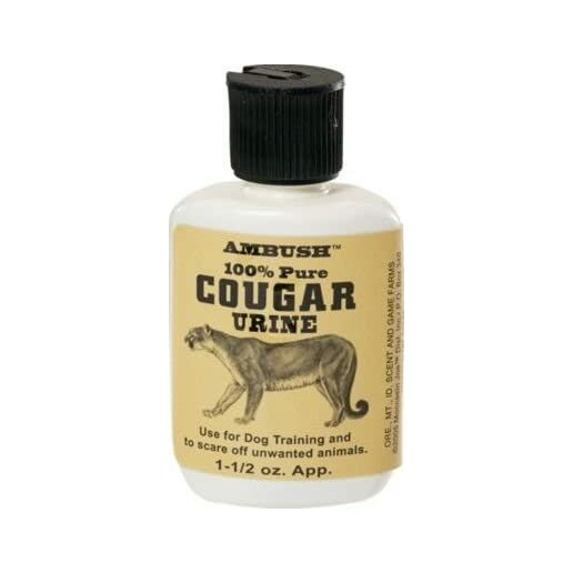 Predator & Trapping Scents & Lure, Cougar Urine, 1.5-Oz