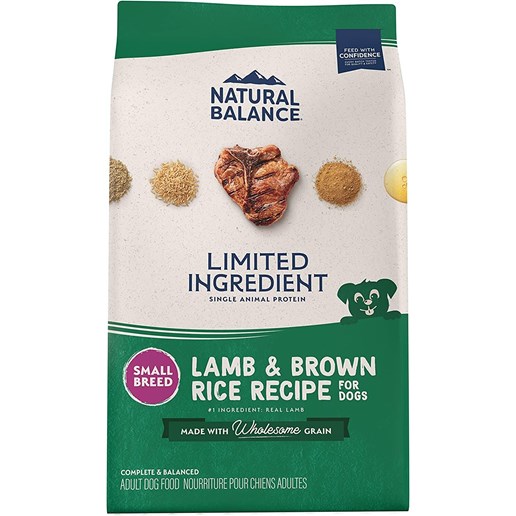 L.I.D. Small Breed Lamb Meal and Brown Rice Adult Dog Food, 4-Lb