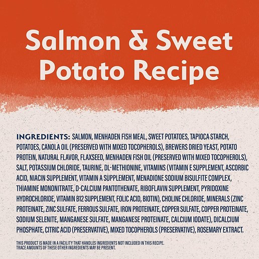 L.I.D. Grain Free Salmon and Sweet Potato Dry Dog Food, 12-Lb