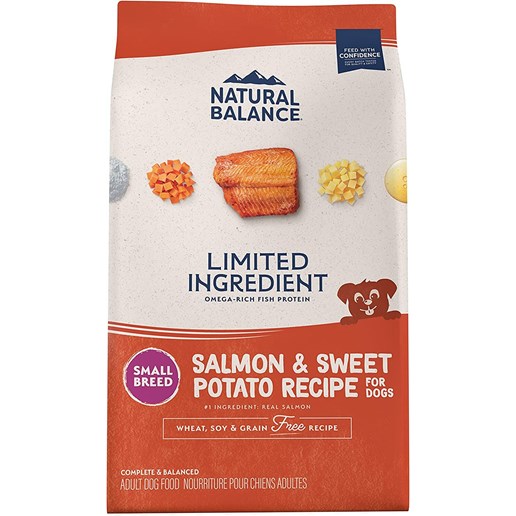 L.I.D. Grain Free Small Breed Salmon and Sweet Potato Dry Dog Food, 4-Lb