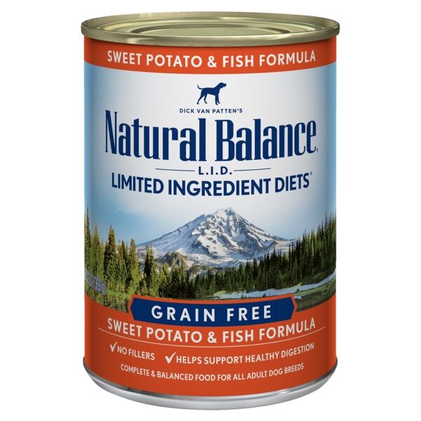 L.I.D. Grain Free Sweet Potato and Fish Wet Dog Food, 13-Oz