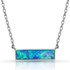 Opal Bar Necklace