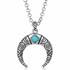 Eye In The Sky Crescent Necklace