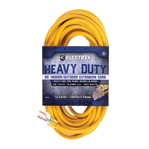 50-Ft 12-Ga Heavy Duty Extension Cord