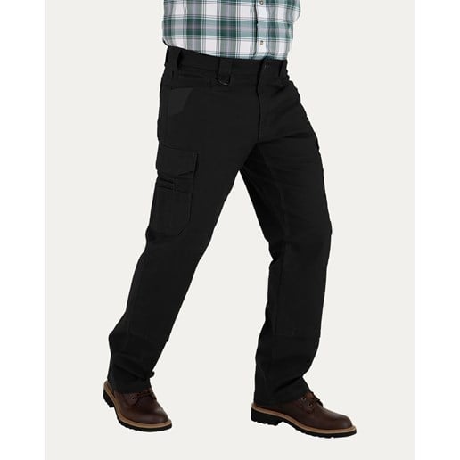 Men's Noble Outfitters FullFlexx™ HD Hammer Drill™ Cargo Work Canvas Pant in Black