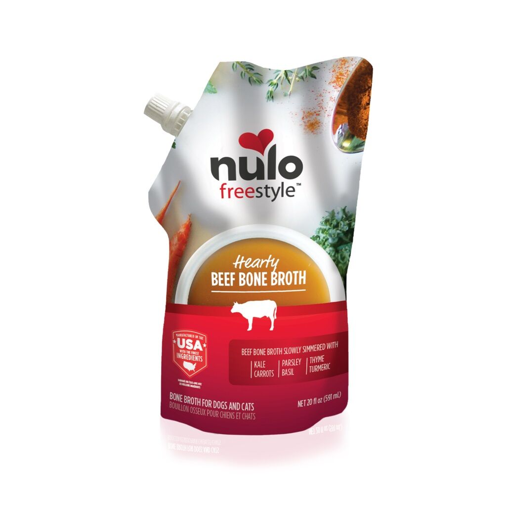 Nulo FreeStyle Hearty Beef Bone Broth Dog Food, 20-Oz