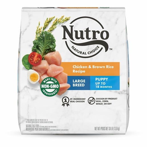Nutro Natural Choice™ Large Breed Puppy Chicken & Brown Rice Dry Dog Food, 30-Lb