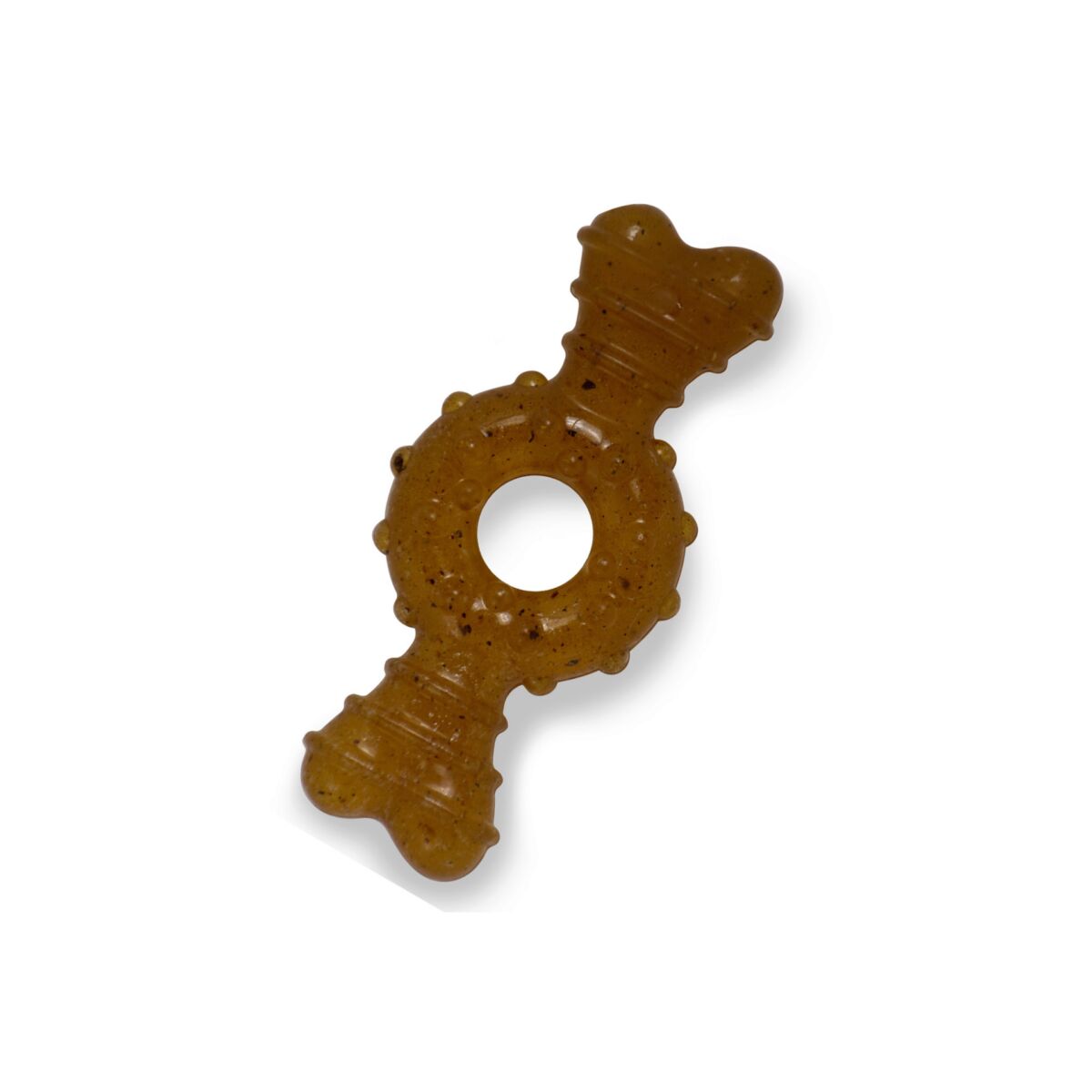 Nylabone Teething Chicken Flavor Ring Bone Puppy Toy, X Small