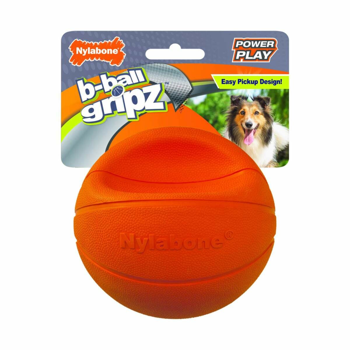 Nylabone Power Play B-Ball Gripz Dog Toy