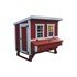 OverEZ Large Chicken Coop in Red