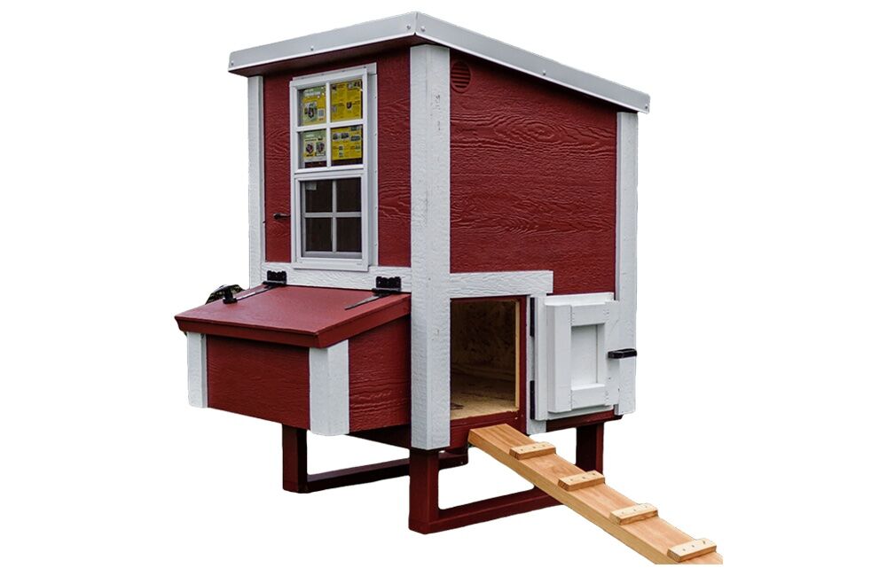 OverEZ Small Chicken Coop in Red