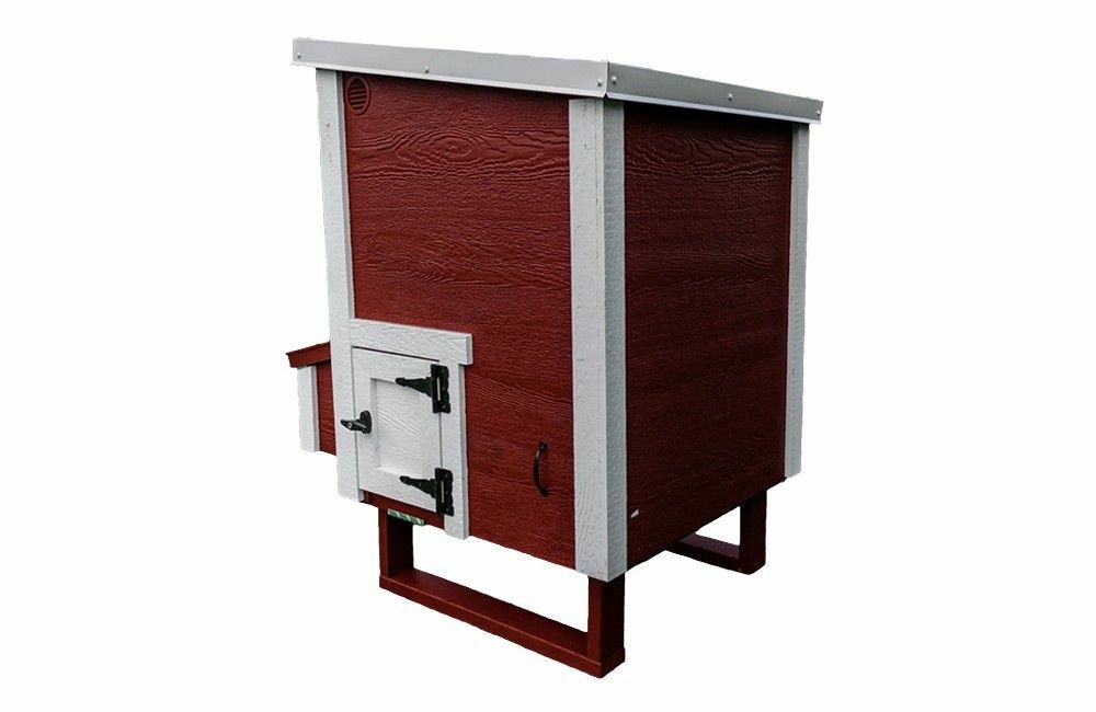 OverEZ Small Chicken Coop in Red