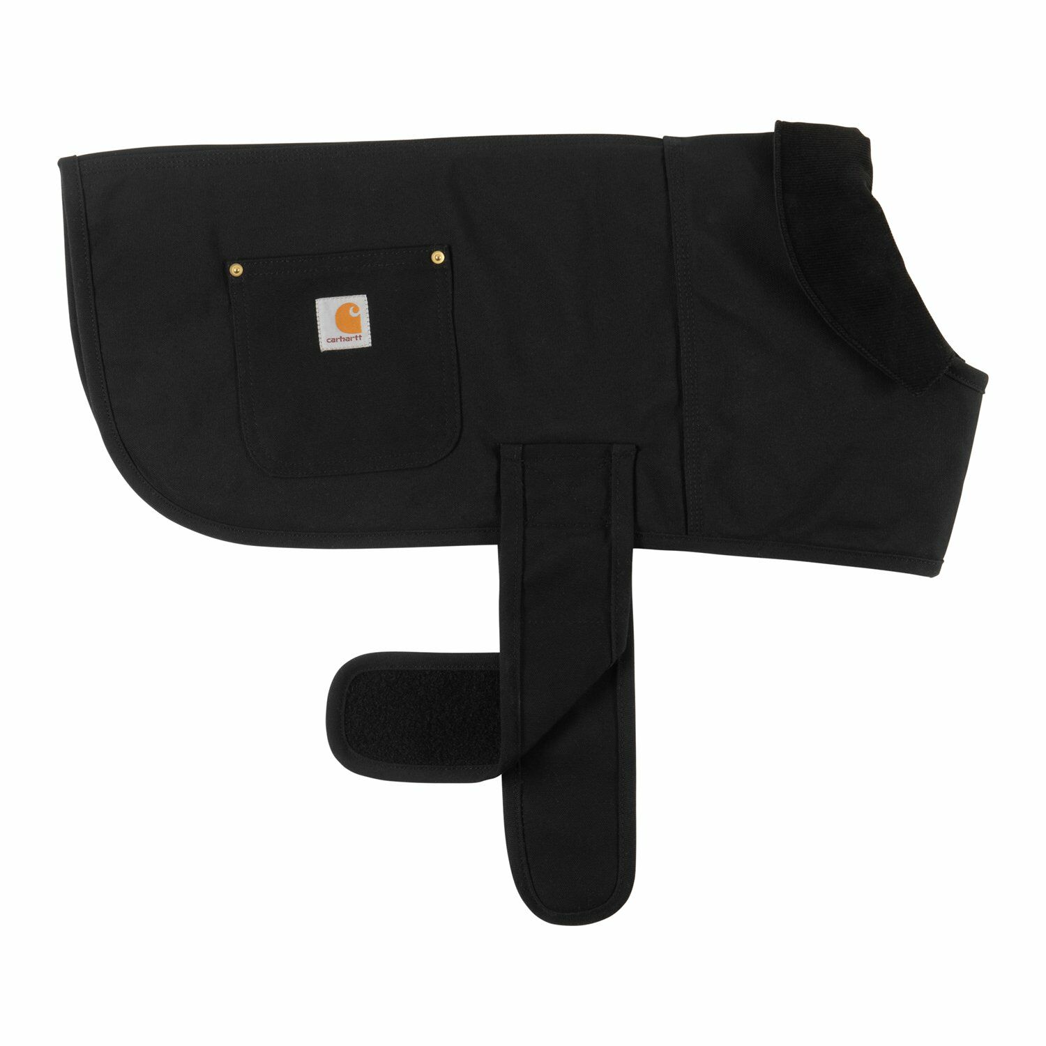 Duck Canvas Chore Coat Dog Vest in Black, Large